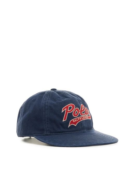 Polo Ralph Lauren Blue Polo Script Baseball Bap for men