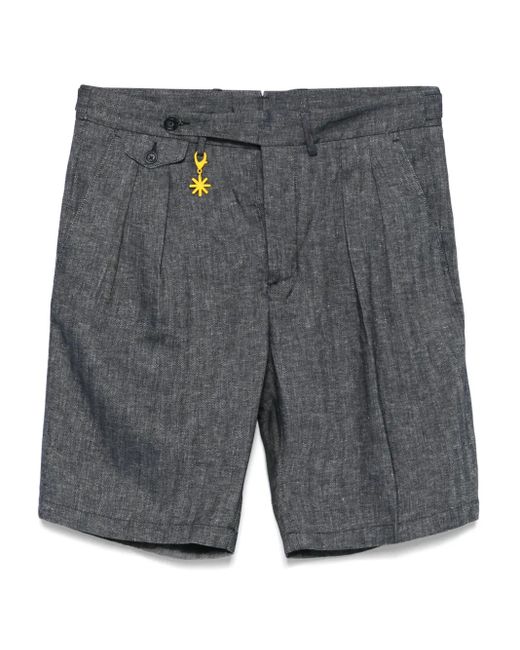 メンズ Manuel Ritz ロゴ ショートパンツ Gray