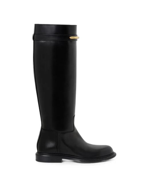 Givenchy Black Pinch Flat Boots
