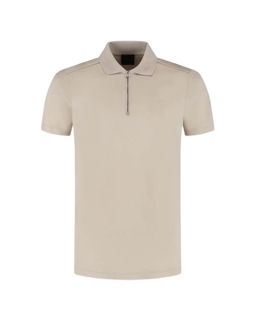 Paul & Shark Natural Zipped Polo Shirt for men