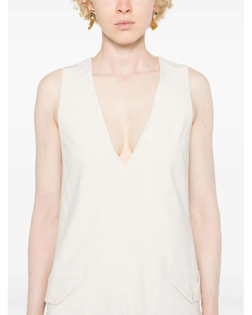 Vestido largo Floris Camilla & Marc de color White