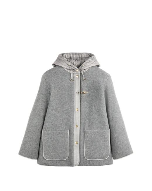 Fay Gray Toggle-Fastening Hooded Jacket
