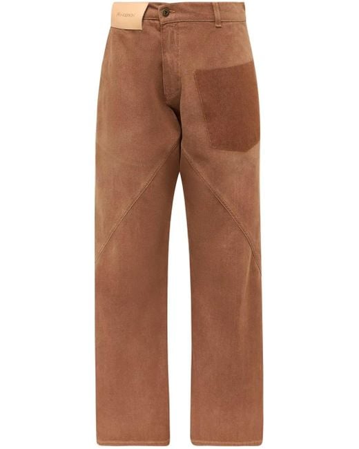 J.W. Anderson Brown Twisted Workwear Jeans