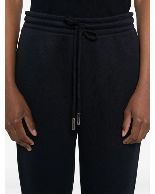 Moncler Blue Midnight Cotton Blend Joggers
