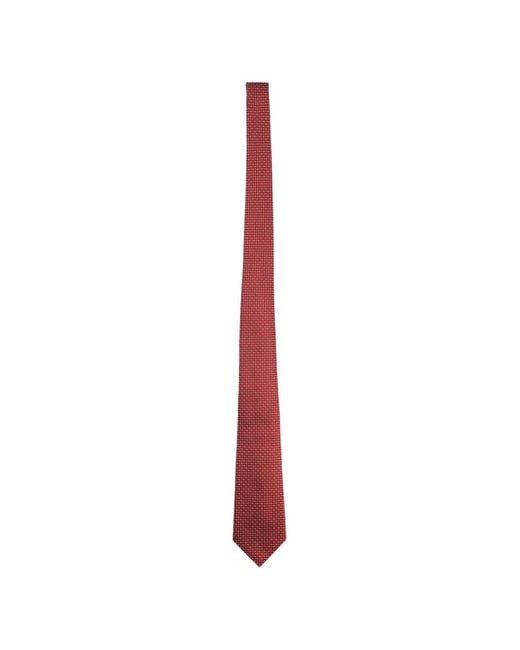 Giorgio Armani White Patterned Tie for men