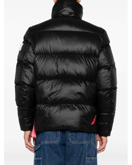 AFTER LABEL Black Chamonix Quilted Puffer Jacket for men