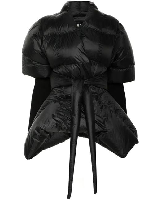 Rick Owens Black Batwing Duvet Jacket