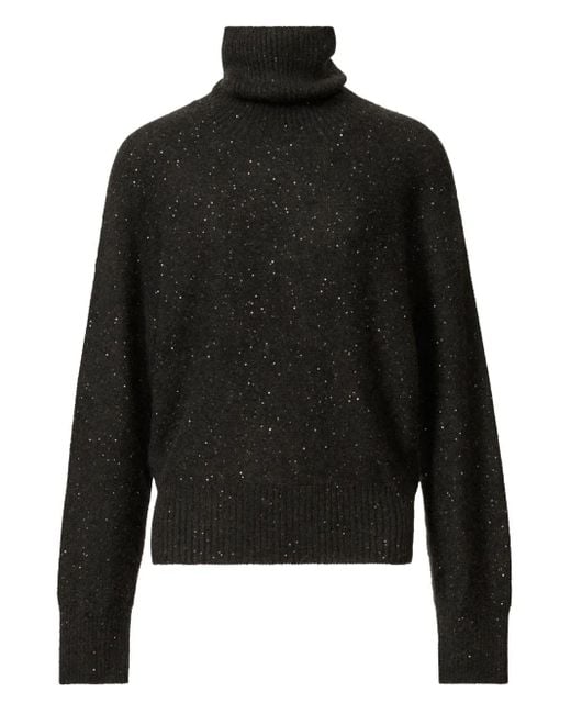 Jersey con lentejuelas Fabiana Filippi de color Black