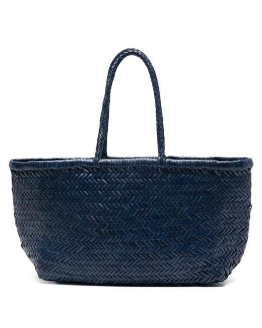Dragon Diffusion Blue Große Bamboo Triple Jump Tote Bag