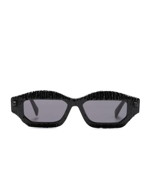 Gafas de sol Q6 con montura geométrica Kuboraum de color Black