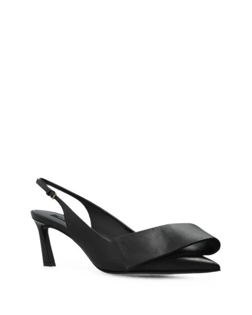Givenchy Black Twisted Ribbon Pumps