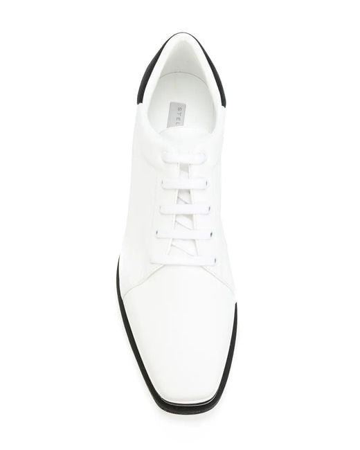 Stella McCartney White Elyse Platform Shoes