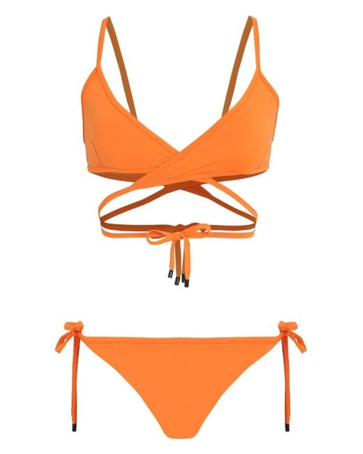 Bikini A Portafoglio di Osklen in Orange