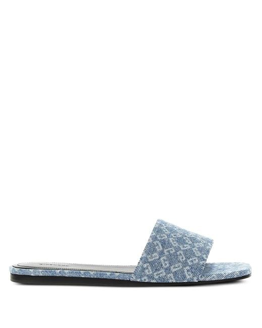 Givenchy White 4G Slides