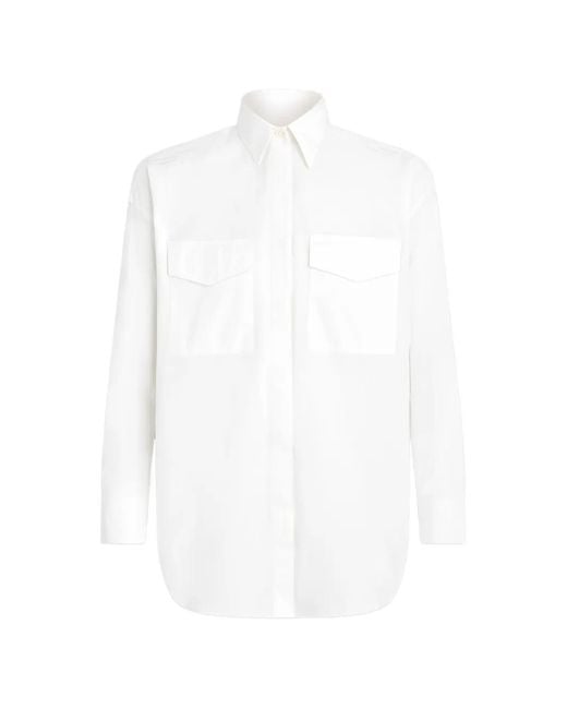 Belstaff White Chemise À Poches Multiples