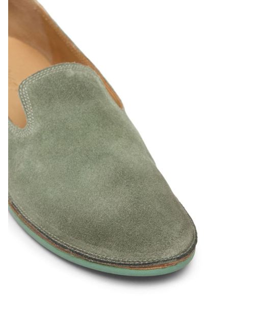Marsèll Green Strasacco Suede Loafers
