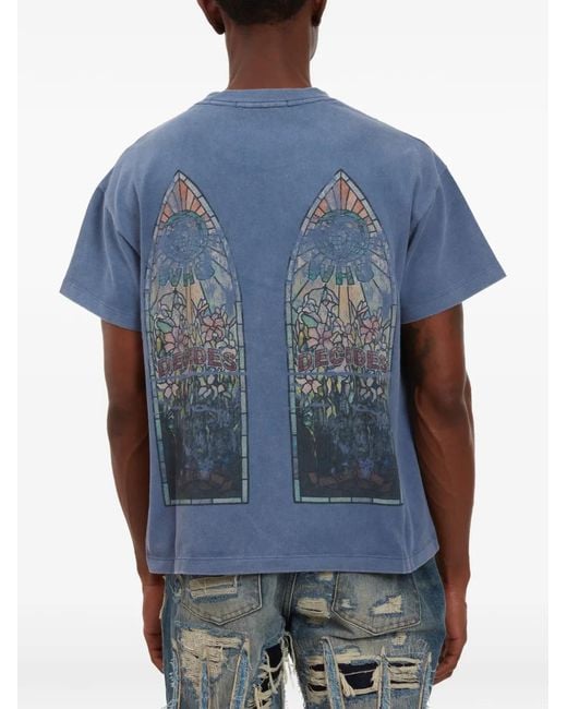 Who Decides War Blue Graphic T-Shirt