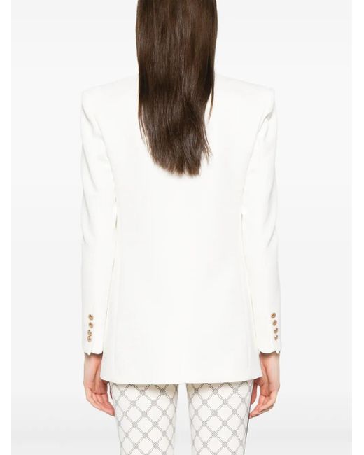 Elisabetta Franchi クレープ ジャケット White