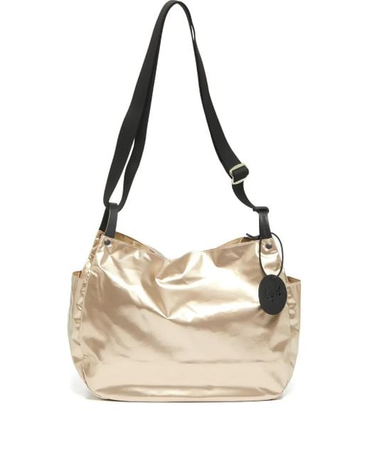 Jack Gomme Natural Metallic-Finish Shoulder Bag