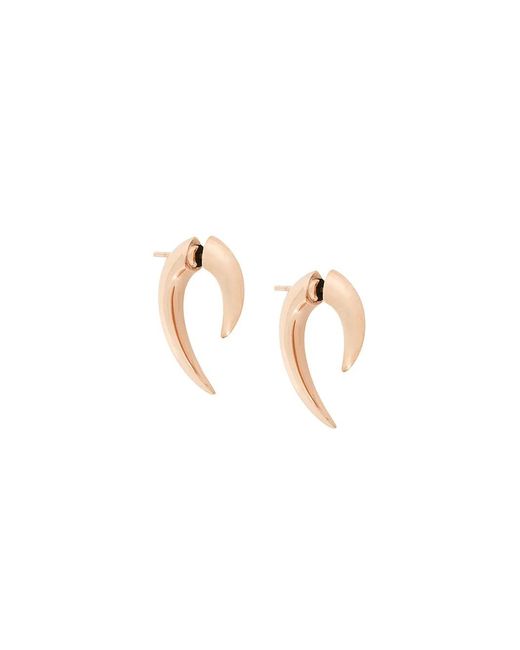 Shaun Leane White 18kt Rose Gold 'talon' Earrings