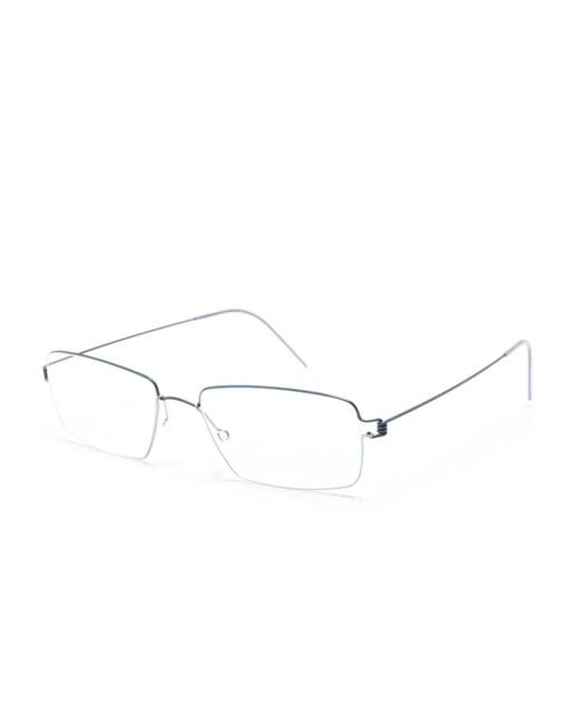 Lindberg Blue Tim U13 Rectangle Glasses