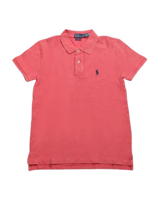 Polo Ralph Lauren Pink Cotton Polo Shirt