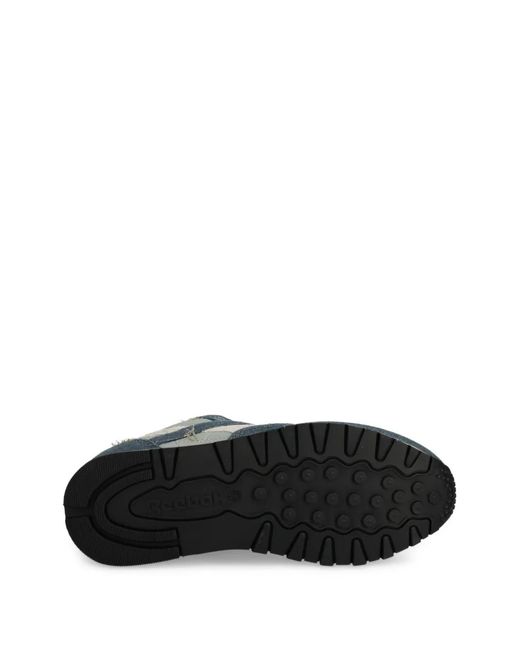 Reebok Blue Frayed Sneakers