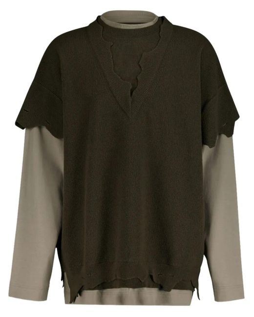 メンズ Givenchy ウール セーター Green