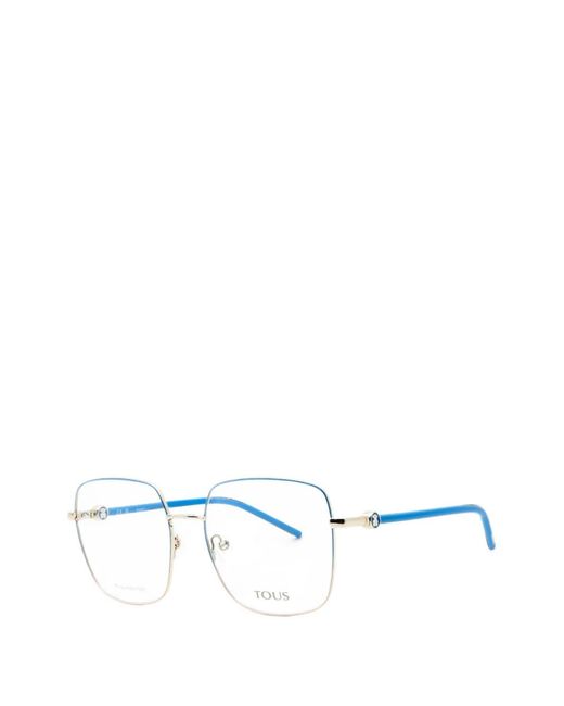 Tous White Square-Frame Glasses
