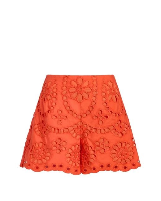 Marie Oliver Red Fable Shorts