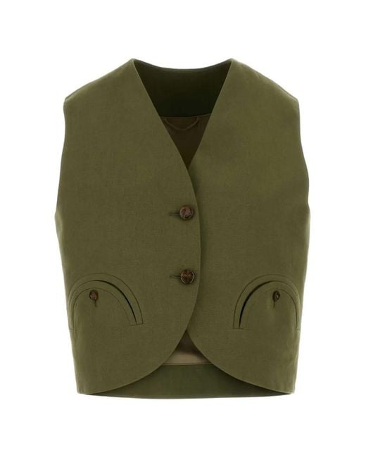 Blazé Milano Green Button Vest