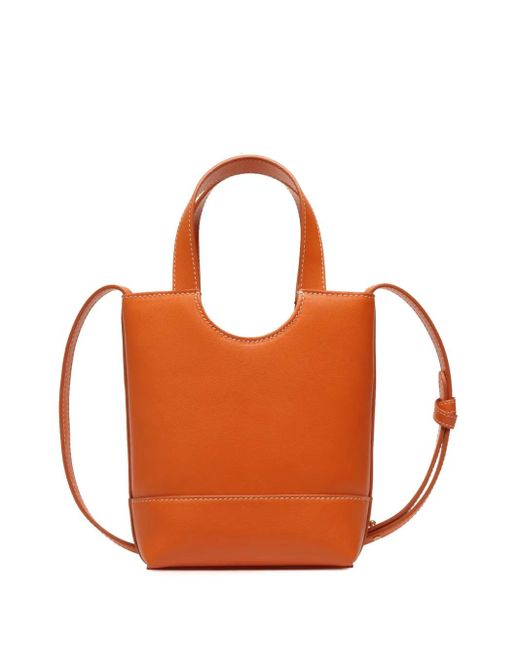 Bally Orange Small Easy Tote Bag