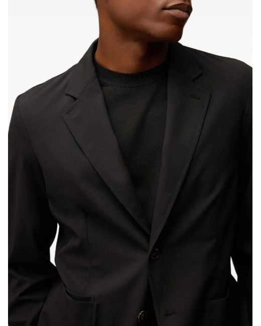RETORI Blue Single-Breasted Wool Blazer for men