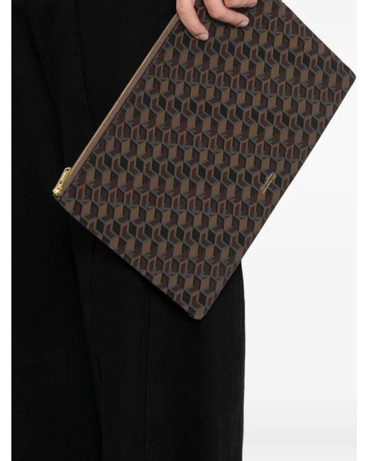 Undercover Black Monogram Clutch Bag