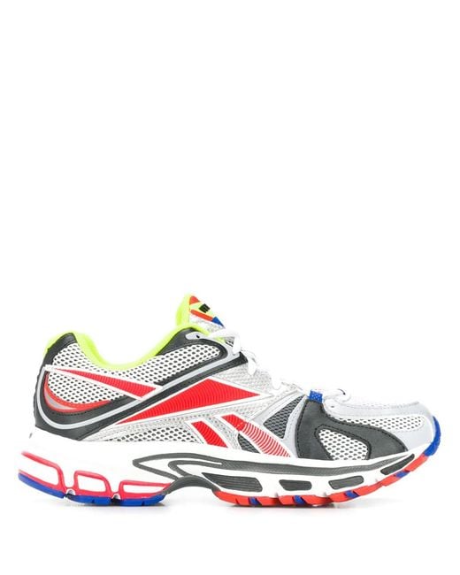 Vetements White X Reebok Spike Runner 200 Sneakers