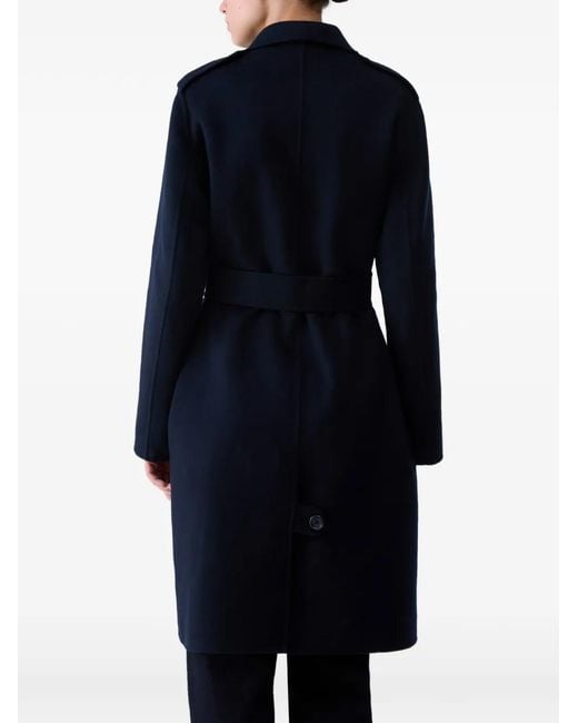 Liu Jo Blue Long Wool Coat