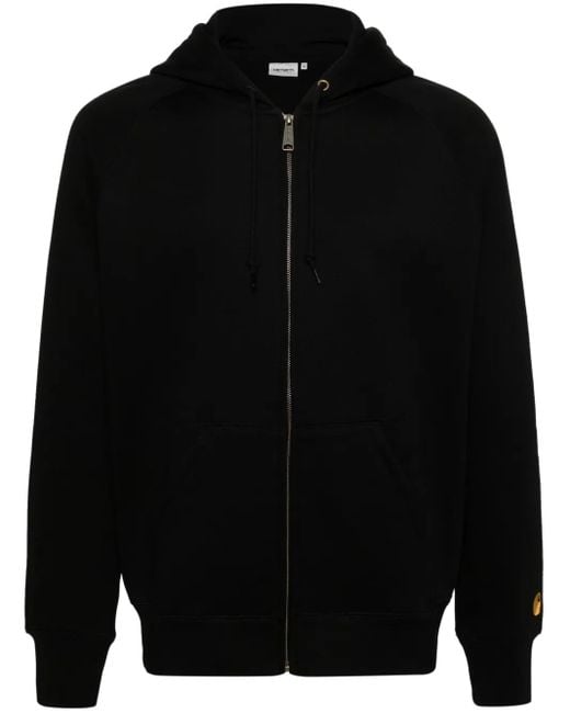 Carhartt Black Chase Zip-Up Hoodie for men
