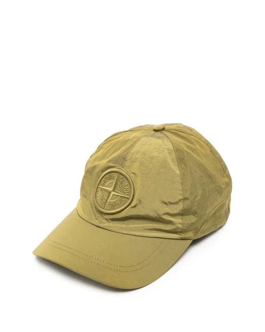 Stone Island Baseballkappe Mit Kompass-Patch in Green für Herren