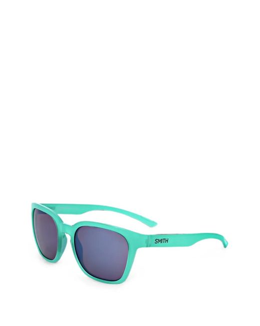 Smith Blue Founder Slim Square-Frame Sunglasses