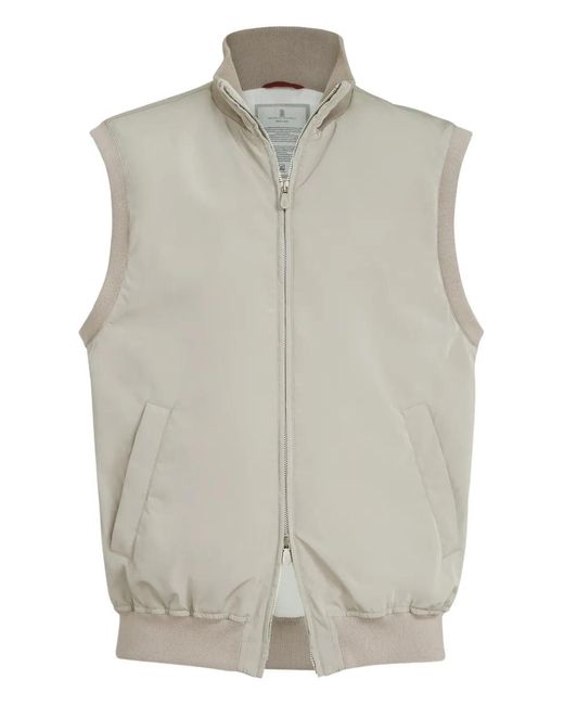 Brunello Cucinelli Gray Neutrals Jackets for men
