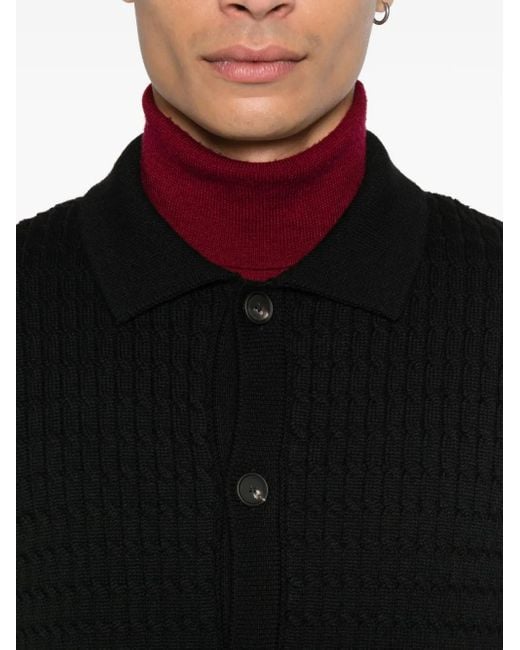 Tagliatore Black Sweaters for men