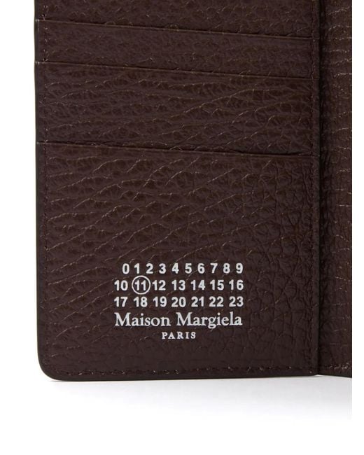 Maison Margiela Brown Numbers-Motif Cardholder