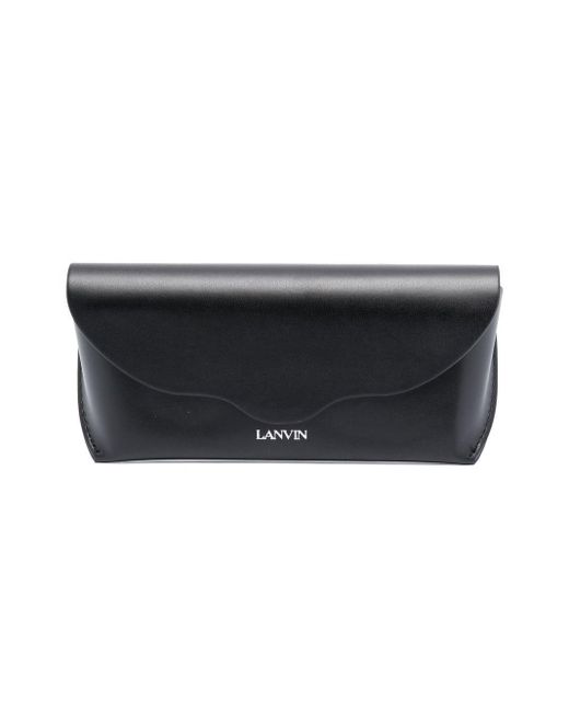 Lanvin Brown Engraved-logo Tinted Sunglasses