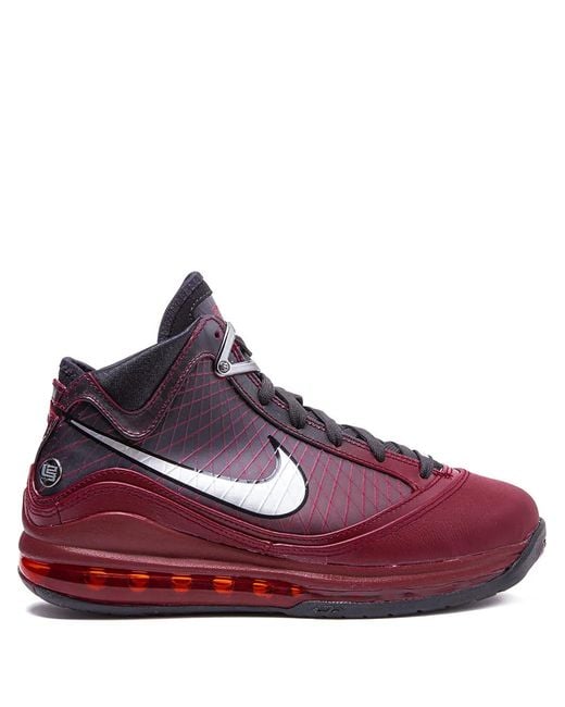 Nike Red Air Max Lebron 7 Qs "Christmas 2019" Sneakers