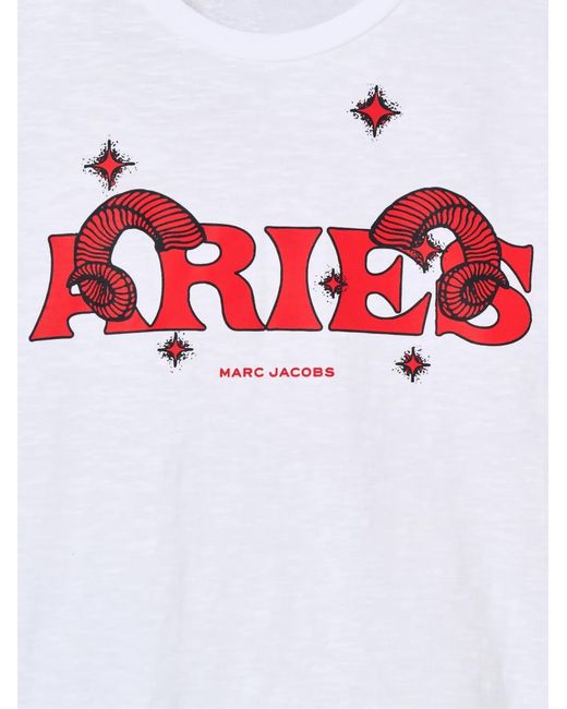 Marc Jacobs White The Zodiac Aries T-Shirt