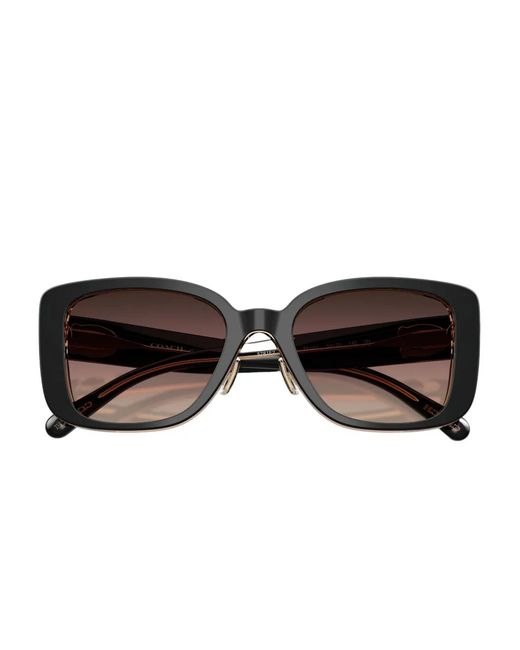 COACH Brown Oversized-Frame Sunglasses