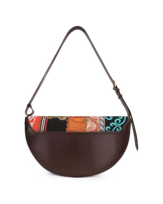 Dries Van Noten White Large Embroidered Crossbody Bag