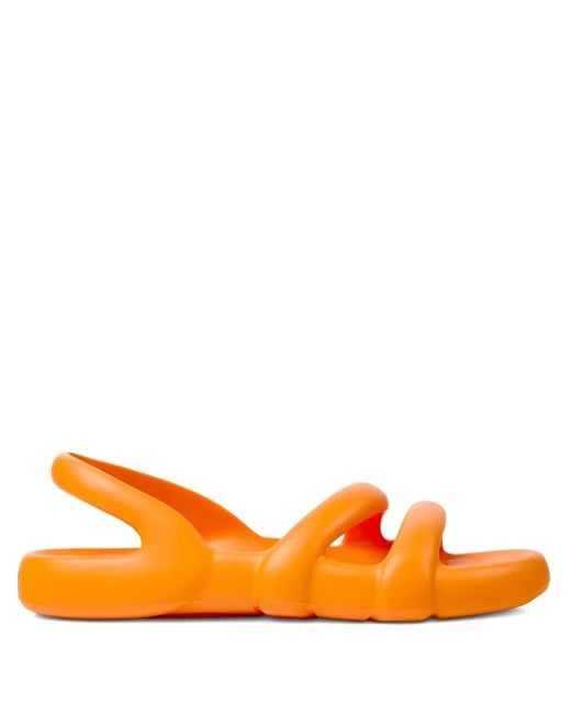 Camper Orange Kobarah Flat Sandals for men