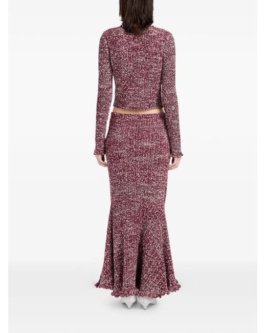 Proenza Schouler Purple Colette Maxi Skirt