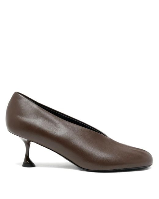 Proenza Schouler Brown Tee Leather Pumps